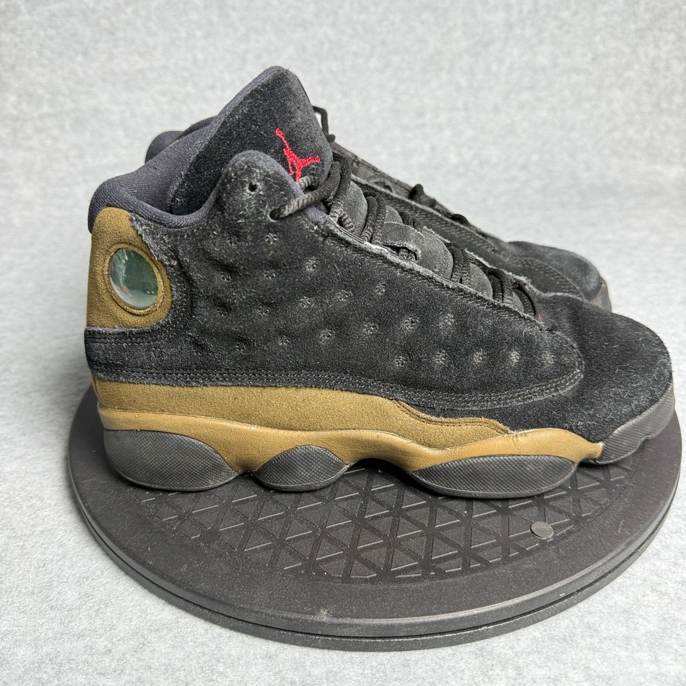 Jordan 13 Retro Olive Black True Red Light Olive 884129-006 Mens 6Y Sneaker